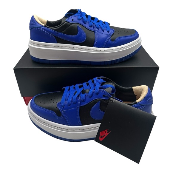 Jordan Shoes - Air‎ Jordan 1 Elevate Low Shoes Women's Size 6.5 Hyper Royal Blue Black Sneakers